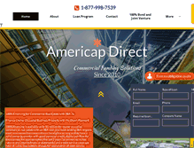 Tablet Screenshot of americapdirect.net